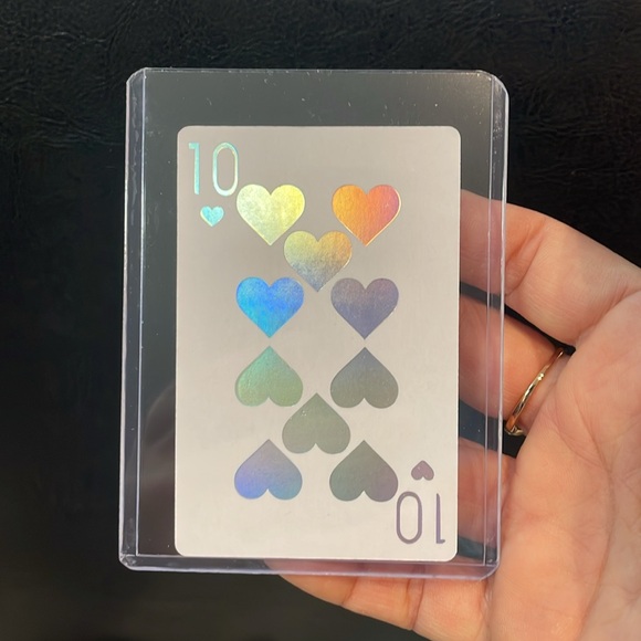 DIOR Joy HEART ♥️ Playing Cards in Hard sleeve - PICK ONE CARD - Picture 14 of 14